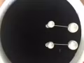 双戴式纯银+贝珠耳钉