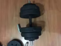 99新刚买一个月的哑铃30kg