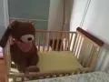 全实木9.9成新婴儿床和床垫出售