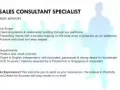 Sales Consultant Specialist 