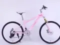24寸安琪儿铝合金山地车（送骑行配套）