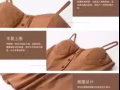 全新復古抹胸弔帶連衣裙