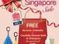 新加坡热卖会2017 - 送创意反向伞+法国Centella仙缇拉沐浴露或洗发水