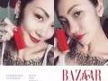 芭莎红口红，明星同款