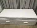 几乎全新宜家多功能床（可变双人床而且带收纳），床架带床垫一套不到550