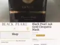 Black Pearl 24K 黄金粉面膜低价出售，绝对正品!