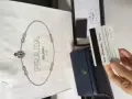Prada Saffiano Wallet On Chain，有卡，有盒子，纸袋