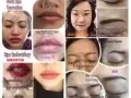 半永久3D或6D韩式线条眉 , 自然眼线， 纹唇