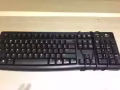 logitech有线键盘黑色9.9成新