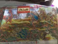 大幅十字绣八骏马图..
