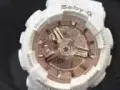 便宜出售一只baby-g的白色手表，价格可议