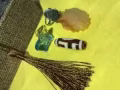 黃水晶大長項鍊，天珠一粒