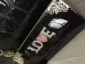女士  亮皮黑色钱包
