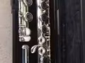 YAMAHA全身镀银八成新西洋笛400新出售