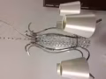 水晶布罩灯