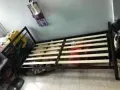 Courts铁架单人床，8成新带床垫