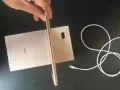 出一台苹果iPhone8 PLUS 金色 256GB 机器9.9成新无划痕