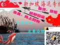中国至新加坡海运双清关专线一站式服务