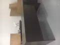 几乎全新办公桌配套三层抽屉柜