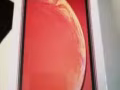 出售一台全新未拆封Iphone XR 128G 珊瑚紅，價格1080新幣。東部自