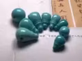 正宗高瓷蓝，无铁线等精品绿松石
