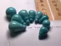 正宗高瓷蓝，无铁线等精品绿松石