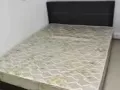 低价双人床加床垫 出售 有意者请联络：85866521 地点amk$可商量