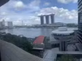 美丽海湾景色，无遮挡，在大节日欣赏烟花。