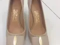 Ferragamo 全羊皮裸色高跟鞋 37码