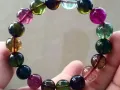 纯天然巴西碧玺手链 原石吊坠 毛衣链 送女生支持任何机构检测[专营]