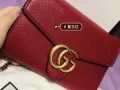 九成新Gucci Marmont链条包