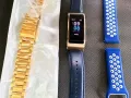 华为B5手环，是手环也是蓝牙耳机，消息提醒，心率监测。另有iPad mini出售