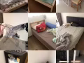 自用超新的单人床和餐桌