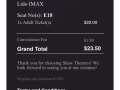 半价出售02Apr19复仇者联盟4 IMAX 3D 电影票一张！位置很好，