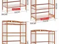竹制多用途橱架