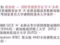 新加坡剑桥‘A’水准考试预备课程