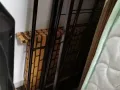 黑色 铁床 橙色好 耐用 没有声音 上下铺一套 单人床一个