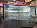 麻辣香锅展示柜，四门冷藏柜，香锅专用炒菜机