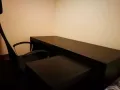 宜家超大实木黑漆办公桌和可调节办公椅，低价出售！！