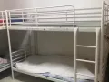 求购宜家二手上下铺铁床4套