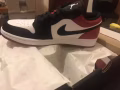 AJ1 限量黑红脚趾42码 最新配色鸳鸯 mid