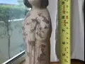 仿出土文物：唐 陶加彩仕女立俑