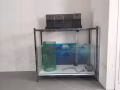 盛港出售三尺鱼缸+鱼缸架+12格滴漏过滤器+七彩鱼灯+静音水泵