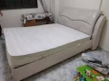 双人皮床+床垫，兀兰自取