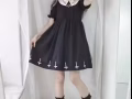 黑色洛丽塔网纱裙子
