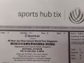 原价转周杰伦演唱会门票-四连坐