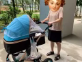 一套两个婴儿车