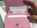 GG Gucci Strawberry print card case wall