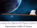 A Level JC H2 Physics 补习班 免费试课 网课