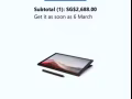 转让Microsoft Surface Pro 7 黑色，I7处理器，512G